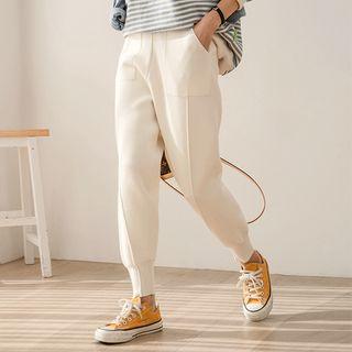 Seam-trim Knit Jogger Pants