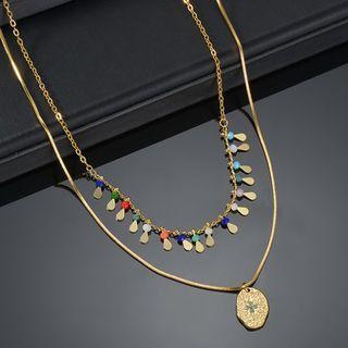 Beaded Necklace / Pendant Necklace / Anklet / Drop Earring / Set