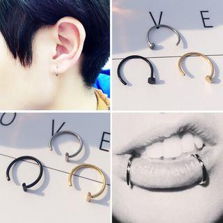 Half Hoop Earring