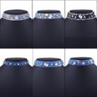 Embellished Denim Choker