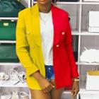 Mixed-color Blazer