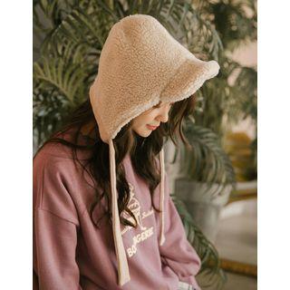 Sherpa-fleece Bonnet Hat