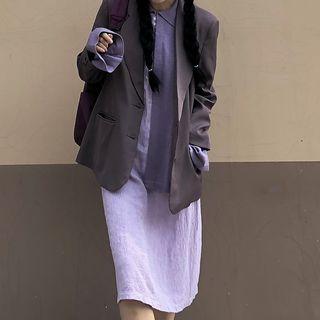 Open Front Light Jacket / Single-breasted Blazer