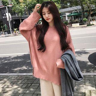 Boxy Sweater / Crop Wide Leg Pants