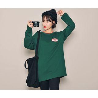 Contrast-trim Cotton Pullover