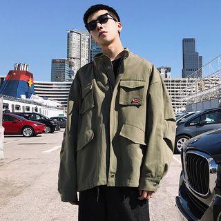Letter Zip Utility Jacket