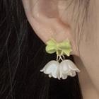 Bow Flower Fringed Earring