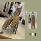 Wide Leg Cargo Jumpsuit