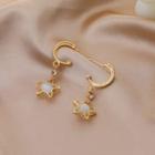 Star Stud Earring Gold - One Size