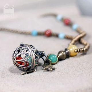 Stone Charm Necklace