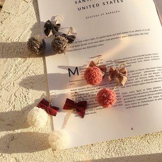 Pom Pom Non-matching Earring