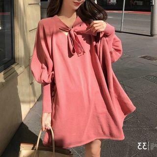 Balloon Sleeve Long Sweater