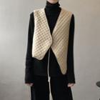 Quilted Asymmetrical Vest