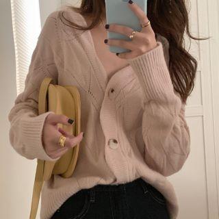 Long-sleeve Oversize Cardigan