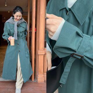 Wide-collar Trench Coat