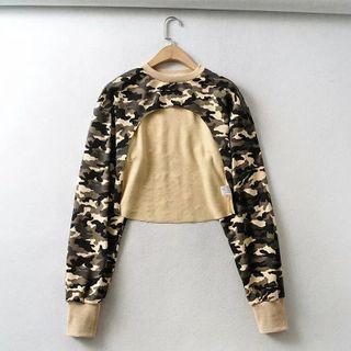 Camo Print Pullover Camouflage - One Size
