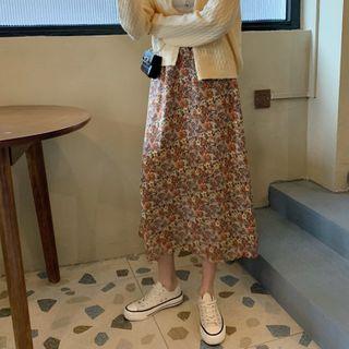 Floral Printed A-line Dress