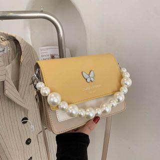 Paneled Butterfly Crossbody Bag
