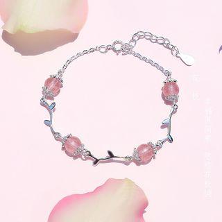 925 Sterling Silver Bead Branches Bracelet