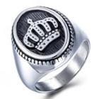 Stainless Steel Crown Ring