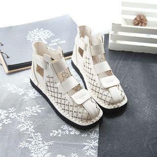 Perforated Low Cut Sandals