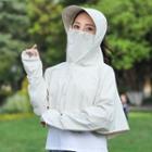 Long-sleeve Hooded Sun Protection Cover-up
