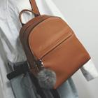 Bobble Faux Leather Backpack