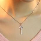 Key Rhinestone Necklace