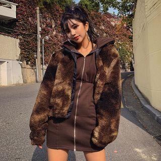 Reversible Tie-dye Shera-fleece Jacket