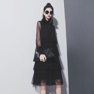 Layered Mesh Princess Dress