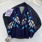Long Sleeve Jacquard Cardigan