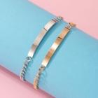 Chain Bracelet 21057 - Gold & Silver - One Size