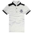 Mandarin-collar Polo Shirt