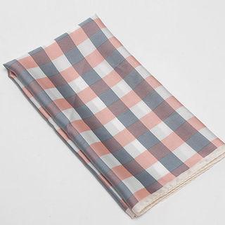 Check Light Square Scarf