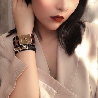 Plain / Leopard Print Bracelet