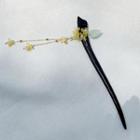 Flower Hair Stick Yellow - One Size