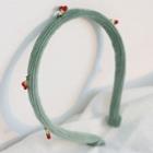 Cherry-accent Headband Green - One Size