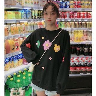 Floral Detail Sweatshirt