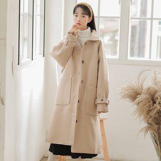 Long Pocketed Trench Coat