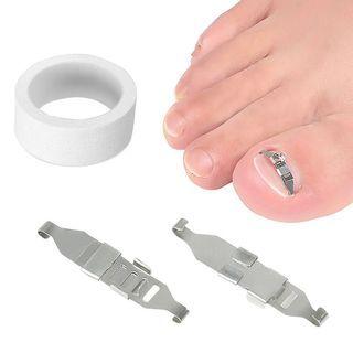 Ingrown Toe Nail Corrector Silver - One Size