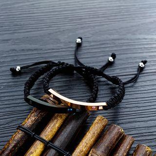 Couple Matching Metal Bar Bracelet