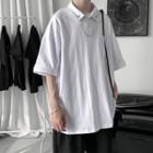 Short-sleeve Chained Shirt
