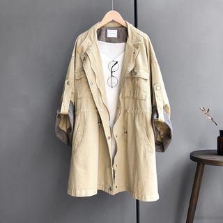 Drawstring-waist Utility Jacket