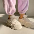 Dumble-trim Platform Sneakers