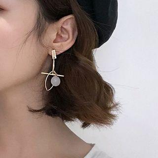 Metallic Beaded Earring