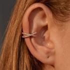 Rhinestone Cross Ear Cuff