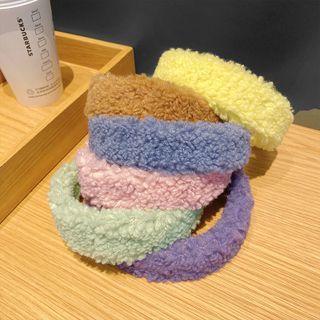 Plain Faux Shearling Headband