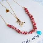 Undersea Paradise Double Necklace(pink)
