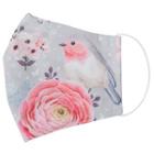 Handmade Water-repellent Fabric Mask Cover (butterfly/bird Print)(adult) Random - One Size
