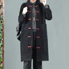 Frog Button Corduroy Coat